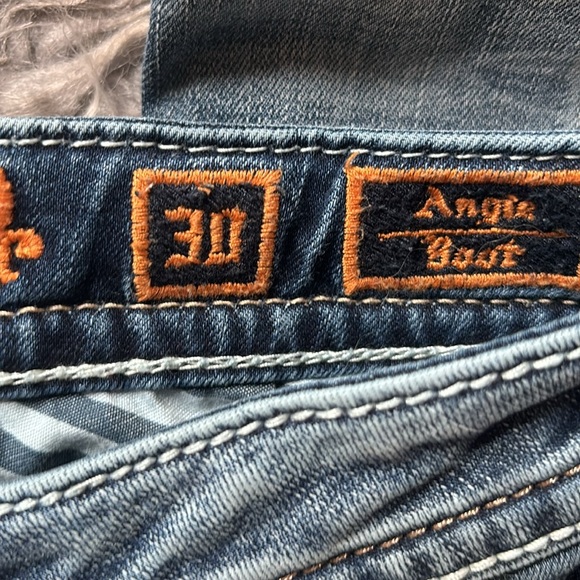 Rock Revival Angie Boot leg jeans waist size 30 - Picture 4 of 7
